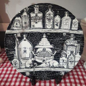 Royal Wessex Apothecary Jar Rats Spider Web Dinner Plate